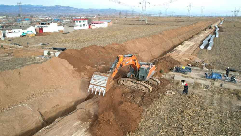 忻州热浸塑钢管涂塑钢管：山西大水网第二横工程攻坚实录