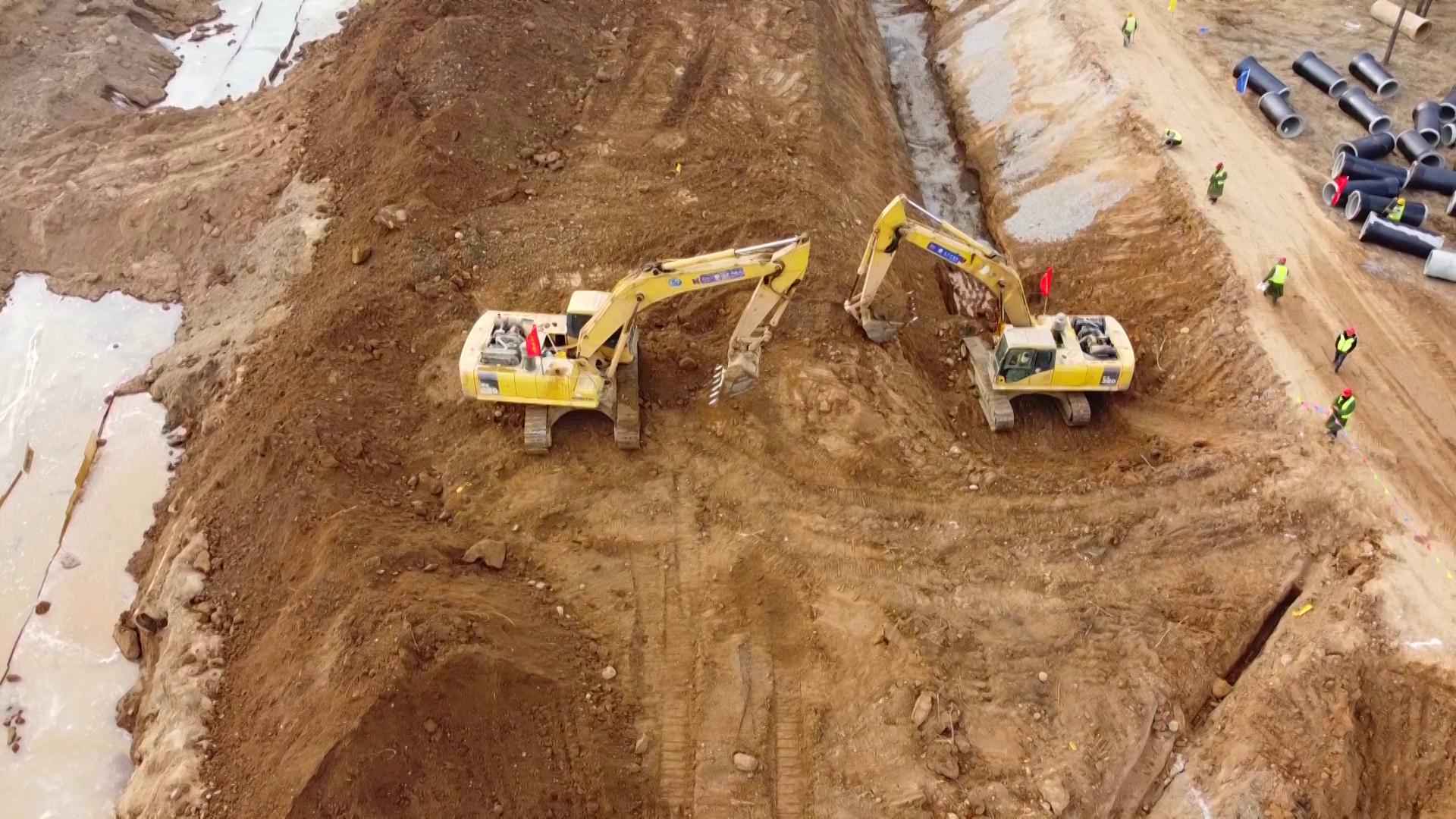 太原热浸涂塑钢管 阳曲县中社河河道综合治理工程：全力以赴保工期 为太忻一体化经济区建设作贡献